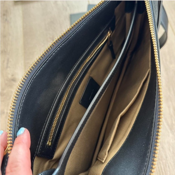 AllSaints Sheringham Suede
Shoulder Bag in "petrol blue" - Picture 3 of 7